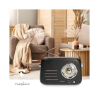 Nedis FM radio | Nedis (10W, Bluetooth, USB A, USB C, AUX, Zwart) RDFM2600BK K010803292 - 4