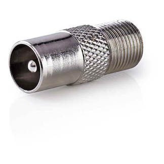 Nedis F connector - coax (IEC) adapter - Nedis CSGB41954ME CSGP41954ME N050408104 - 3
