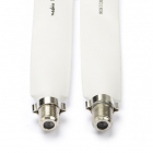 Nedis F connector kabel - Nedis - 0.2 meter (Vrouwelijk, Wit) CSGP41200WT02 N010408342 Nedis F connector kabel - Nedis - 0.2 meter (Vrouwelijk, Wit) CSGP41200WT02 N010408342