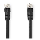 Nedis F connector kabel - Nedis - 1.5 meter (Zwart) CSGL41000BK15 CSGP41000BK15 N010408301 - 3