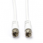 F connector kabel - Nedis - 3 meter (Wit)