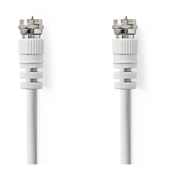 Nedis F connector kabel - Nedis - 3 meter (Wit) CSGL41000WT30 CSGP41000WT30 N010408323 - 2