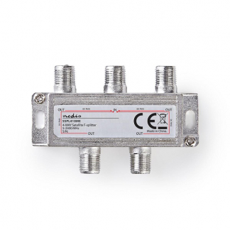 Nedis F connector splitter - Nedis (4-weg, 11.5 dB) SSPL410ME N030408120 - 1