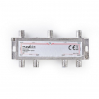 Nedis F connector splitter - Nedis (6-weg, 17 dB) SSPL610ME N030408121 Nedis F connector splitter - Nedis (6-weg, 17 dB) SSPL610ME N030408121