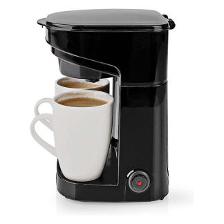 Nedis Filter koffiezetapparaat | Nedis | 450 watt (2-Kops, Herbruikbaar filter, Incl. kopjes) KACM140EBK K170108121 - 4