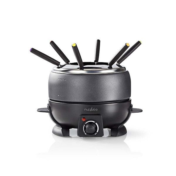 Nedis Fondueset | Nedis (800W, 2.3 L, 220-240V, 6 personen) FCFO110EBK6 N170108010 - 1