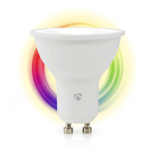 Nedis GU10 smart LED lamp | Nedis SmartLife | Spot (ZigBee, LED, 4.7W, 345lm, RGB, Dimbaar)  ZBLC10GU10 K170202779 - 