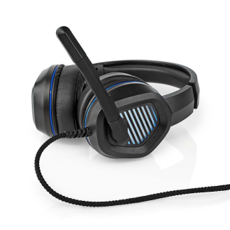 Nedis Gaming headset | Nedis | 2.1 meter (Bedraad, Jack 3.5 mm, Microfoon, LED) GHST410BK K101504045 - 