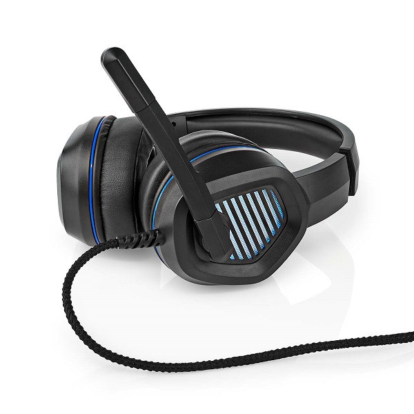 Nedis Gaming headset | Nedis | 2.1 meter (Bedraad, Jack 3.5 mm, Microfoon, led) GHST410BK K101504045 - 1
