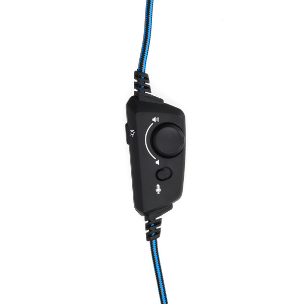 Nedis Gaming headset | Nedis | 2.1 meter (Bedraad, Jack 3.5 mm, Microfoon, led) GHST410BK K101504045 - 3