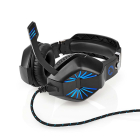 Gaming headset | Nedis | 2.2 meter (Bedraad, Jack 3.5 mm, Microfoon, LED)