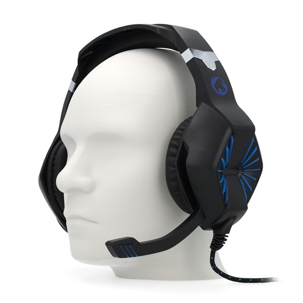 Nedis Gaming headset | Nedis | 2.2 meter (Bedraad, Jack 3.5 mm, Microfoon, led) GHST250BK K101504044 - 1