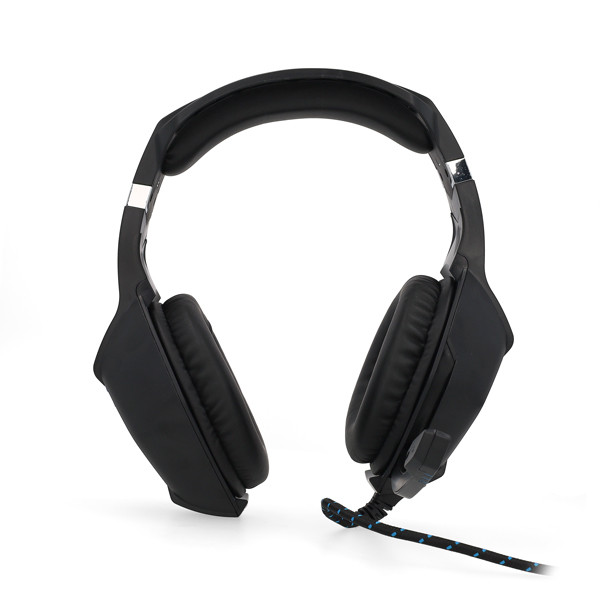Nedis Gaming headset | Nedis | 2.2 meter (Bedraad, Jack 3.5 mm, Microfoon, led) GHST250BK K101504044 - 2