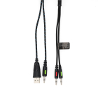 Nedis Gaming headset | Nedis | 2.2 meter (Bedraad, Jack 3.5 mm, Microfoon, led) GHST250BK K101504044 - 3