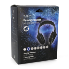 Nedis Gaming headset | Nedis | 2.2 meter (Bedraad, Jack 3.5 mm, Microfoon, led) GHST250BK K101504044 - 5