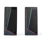 Nedis Gaming luidsprekers | Nedis (18 watt, led, Touchbediening) GSPR31020BK K101504026 Nedis Gaming luidsprekers | Nedis (18 watt, led, Touchbediening) GSPR31020BK K101504026