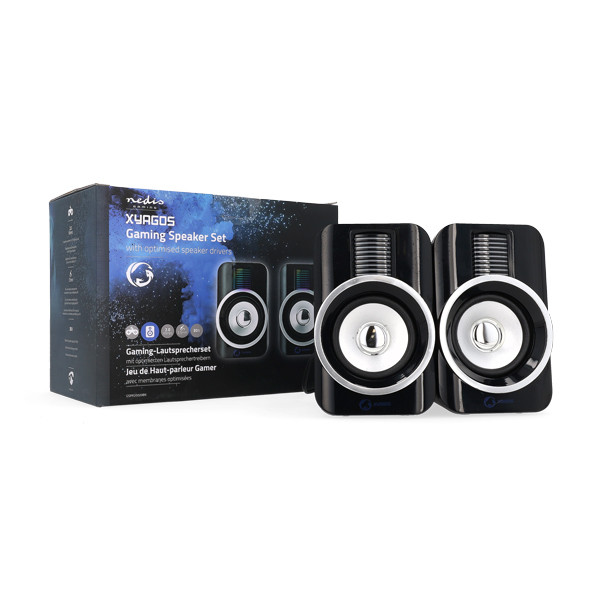 Nedis Gaming luidsprekers | Nedis (30 watt, RGB) GSPR20020BK K101504047 - 4