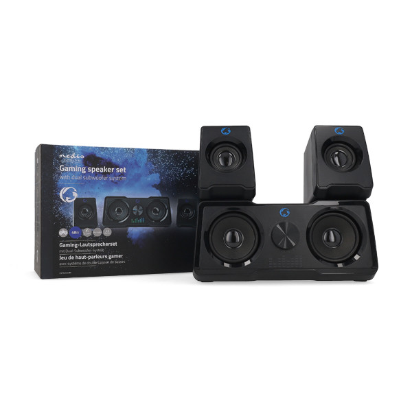Nedis Gaming luidsprekers | Nedis (48 watt, led) GSPR21022BK K101504025 - 5