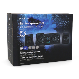 Nedis Gaming luidsprekers | Nedis (48 watt, led) GSPR21022BK K101504025 - 6