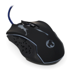 Nedis Gaming muis | Nedis (USB, 6-knops, 1200-3600 dpi, Blauw/Groen) GMWD210BK K101504017 - 2