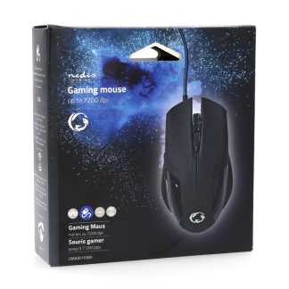 Nedis Gaming muis | Nedis (USB, 6-knops, 1200-7200 dpi) GMWD110BK K101504016 - 5