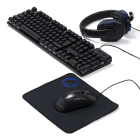 Nedis Gaming set | Nedis  (RGB muis, RGB toetsenbord, Muismat, Headset, Blauw/zwart) GCK51110BKUS K101504046 - 1