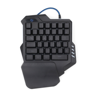 Nedis Gaming toetsenbord | Nedis (Enkelhandig, USB, RGB) GKBDS110BK K101504043