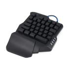 Nedis Gaming toetsenbord | Nedis (Enkelhandig, USB, RGB) GKBDS110BK K101504043 - 2