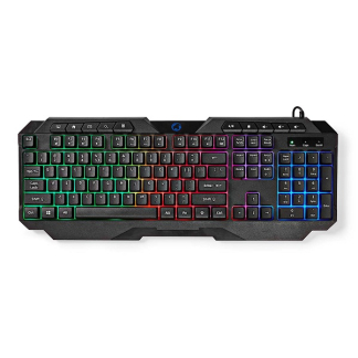 Nedis Gaming toetsenbord | Nedis (USB, RGB) GKBD110BKUS K101504011 - 