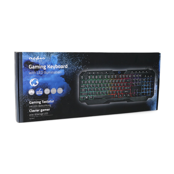 Nedis Gaming toetsenbord | Nedis (USB, RGB) GKBD110BKUS K101504011 - 4