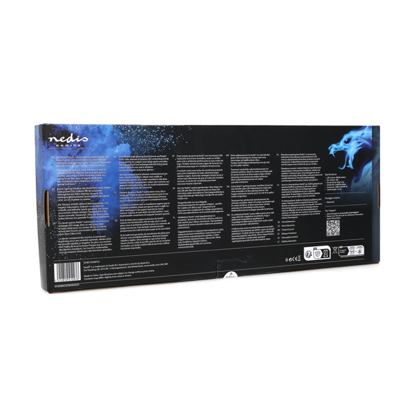 Nedis Gaming toetsenbord | Nedis (USB, RGB) GKBD110BKUS K101504011 - 5