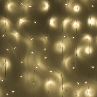 Nedis Gordijnverlichting met app | Nedis SmartLife | 3 x 3 meter  (200 leds, Wifi, Timer, Warm wit, Binnen/Buiten) WIFILXC01W200 A151200108 - 3