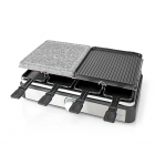 Nedis Gourmetstel | Nedis | 8 personen (Raclette, Grill, Steenplaat, 1400W) FCRA300FBK8 K170108115 Nedis Gourmetstel | Nedis | 8 personen (Raclette, Grill, Steenplaat, 1400W) FCRA300FBK8 K170108115