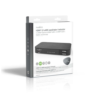 Nedis HDMI audio extractor | Nedis | 4K@60Hz (HDMI, Toslink, Jack) ACON3445AT K170108324 - 4
