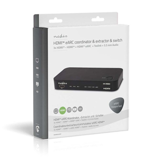 Nedis HDMI audio extractor | Nedis | 4K@60Hz (HDMI, Toslink, Jack, Afstandsbediening) ACON3455AT K170108325 - 5