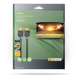 Nedis HDMI kabel 1.4 | Nedis | 20 meter (4K@30Hz) CVBW34000AT200 N010101188 - 2
