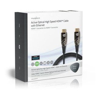 Nedis HDMI kabel 2.0 | Nedis | 15 meter (4K@60Hz, Glasvezel) CVBG3400BK150 K010101480 - 3