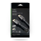 Nedis HDMI kabel 2.1 | Nedis | 2 meter (8K@60Hz, HDR, Nylon, Antraciet) CVTB35000GY20 K010101039 - 2