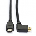 Nedis HDMI kabel 4K | Nedis | 1.5 meter (30Hz, Links gehoekt) CVGP34250BK15 A010101086
