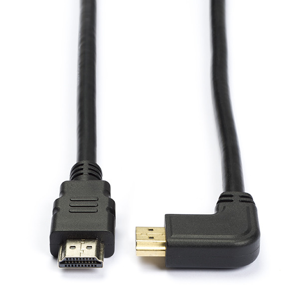 Nedis HDMI kabel 4K | Nedis | 1.5 meter (30Hz, Rechts gehoekt) CVGP34260BK15 A010101106 - 1