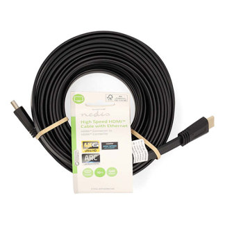 Nedis HDMI kabel 4K | Nedis | 10 meter (30Hz, Plat) CVGP34100BK100 A010101131 - 2