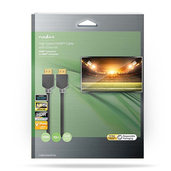 Nedis HDMI kabel 4K | Nedis | 10 meter (60Hz) CVBW34000AT100 A010101186 - 2
