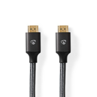 Nedis HDMI kabel 4K | Nedis | 5 meter (120Hz, 8K@60Hz, HDR, Donkergrijs) CVTB35000GY50 A010101077 - 1