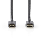 Nedis HDMI kabel 4K | Nedis | 5 meter (120Hz, 8K@60Hz, HDR, Donkergrijs) CVTB35000GY50 A010101077 - 2