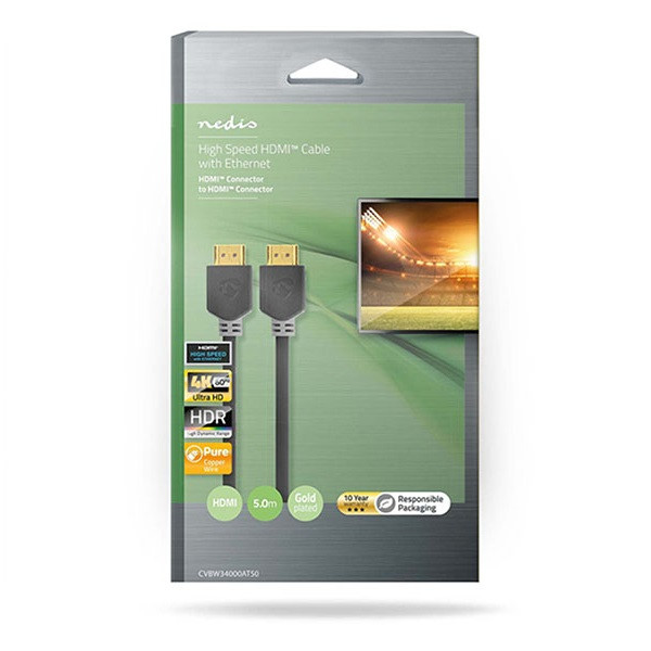 Nedis HDMI kabel 4K | Nedis | 5 meter (60Hz) CVBW34000AT50 A010101184 - 2