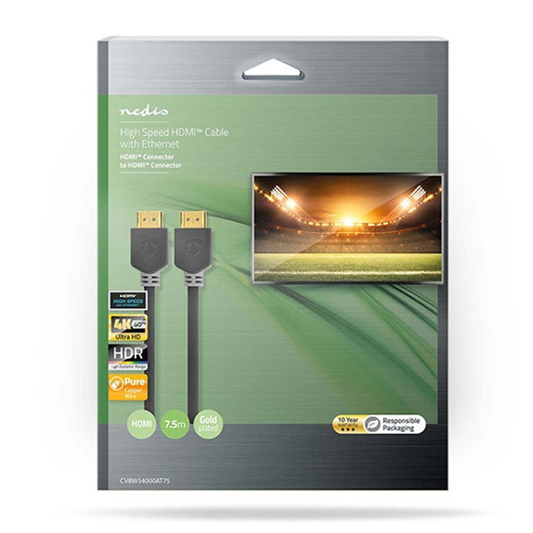 Nedis HDMI kabel 4K | Nedis | 7.5 meter (60Hz) CVBW34000AT75 A010101185 - 2