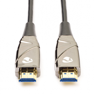 Nedis HDMI kabel 4K | Nedis | 75 meter (60Hz, Glasvezel, Metaal) CVBG3400BK750 A010101485 - 