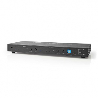 Nedis HDMI matrix | Nedis | 4- naar 2-poorts (Afstandsbediening, 4K@60Hz, HDCP, Toslink, 2x 3.5 mm) VMAT3482AT K020100066 - 1