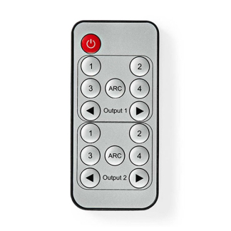 Nedis HDMI matrix | Nedis | 4- naar 2-poorts (Afstandsbediening, 4K@60Hz, HDCP, Toslink, 2x 3.5 mm) VMAT3482AT K020100066 - 2