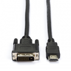 HDMI naar DVI kabel | Nedis | 2 meter (DVI-D, Dual Link, 100% koper)